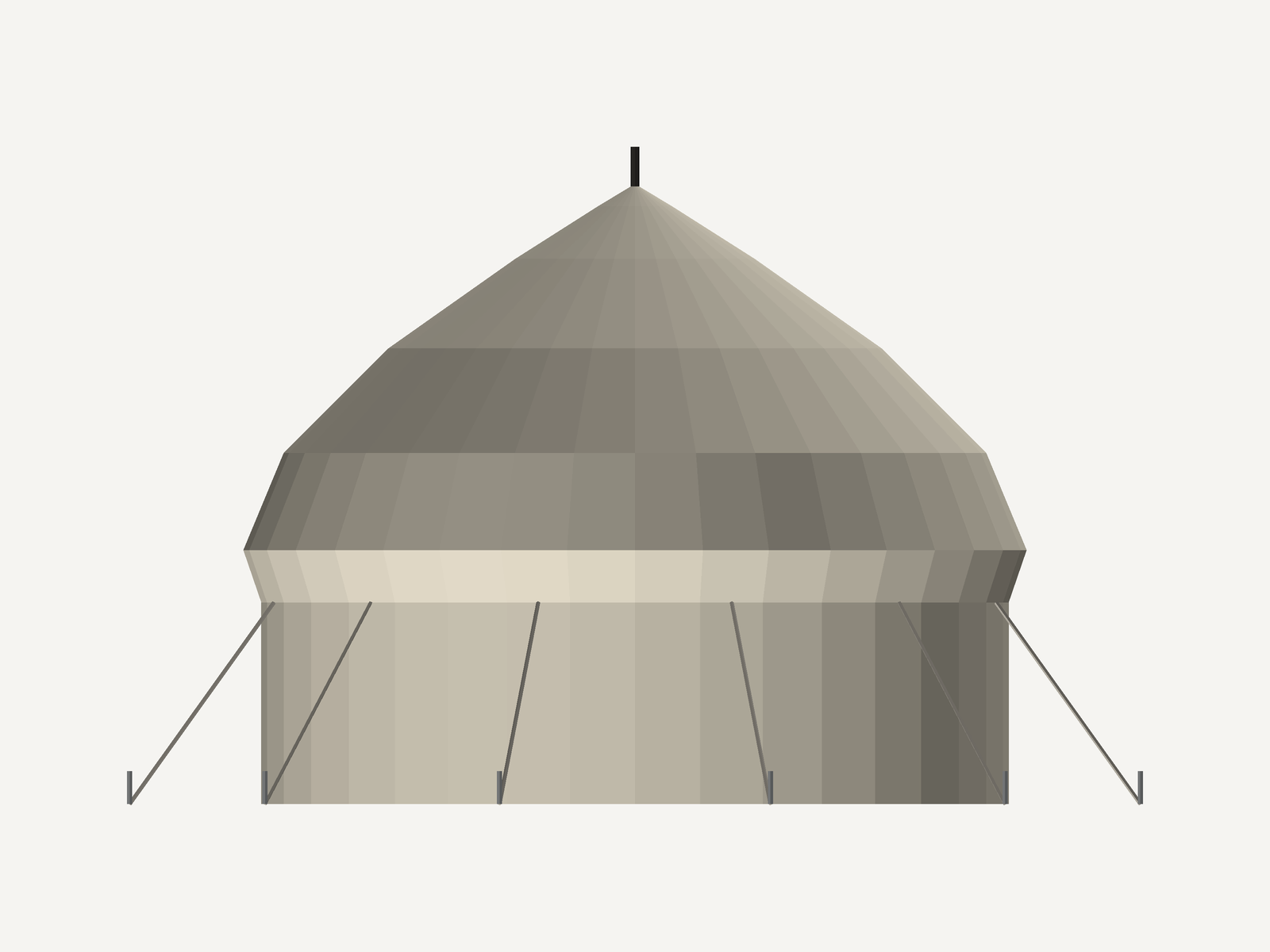 Best Tent for Festivals – Lotus Bell Tent (3D Studio Edition)